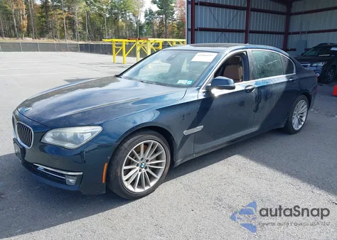 2013 BMW 750Li xDrive из США, поврежденный, VIN WBAYF8C51DD141386